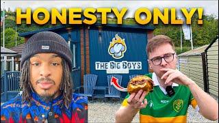 The Irish KEITH LEE with the FIRST HONEST Review Of Big Boys Burgers!