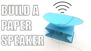 How to Build a Paper Speaker | Science Project