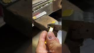 Making a Beautiful Twisted Locket #viral #gold #technology #trending #gadgets #best #shorts