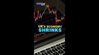 UK's economy shrinks #ytshorts