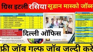 मॉस्को |इटली सूडान | मैक्डोनिया |इजरायल | रसिया | ग्रिस यूरोप जॉब | how to apply job europe #job