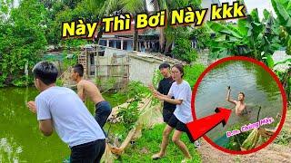 Hài || Kiên Chổi Mạnh Dân  Troll Ae Trong Team Bơi Xuống Ao Cứt .Và Cái Kết Thối Um ..