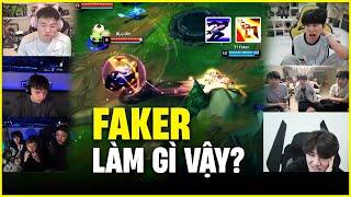 CÁC STREAMER NỔ NÃO KHI XEM SYLAS CỦA FAKER TRONG VÁN 4 | DOINB, UZI, CAEDREL REACTION T1 vs BLG