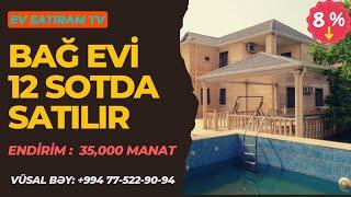 NOVXANIDA,12 SOTDA BAĞ EVİ SATILIR!  EV SATIRAM TV/ bag evleri /ev satışı /emlak az