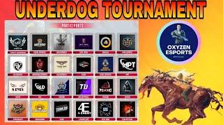 UNDERDOG TOURNAMENT | BGMI— OXYZEN LIVE