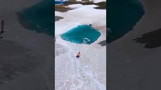 Skiing across water!