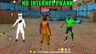 Yellow Jersey NO INTERNET PRANK Free Fire Lone Wolf 999+ No Internet Prank  Free Fire  Y GAMING