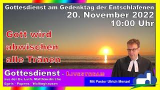 Gottesdienst am Gedenktag der Entschlafenen um 10:00 Uhr