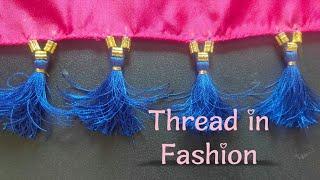 Simple and beautiful saree kuchu design/saree tassels