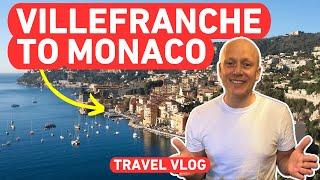 We dock in VILLEFRANCHE and travel to MONACO! The BEST route?