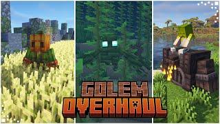 Golem Overhaul (Minecraft Mod Showcase) | New Golems With New Mechanics | NeoForge 1.21.1