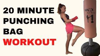 Beginners Punching Bag Workout-20 Minutes Workout