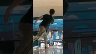 Clean bowling strike in the pocket #bowling #strike