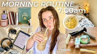 7am summer morning routine before I work from home (a vlog) productive routine *life changing*