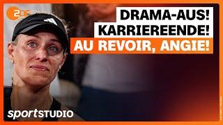 Drama-Karriereende von Angelique Kerber Highlights | Olympia Paris 2024 | sportstudio