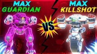 MAX GUARDIAN VS MAX KILLSHOT!! || VERSUS VIDEO || MECH ARENA ||