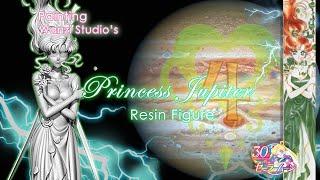 Painting the most Electrifying Princess Jupiter Resin Figure | Sailor Moon 30th Anny! (Subt Esp)