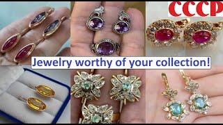 Jewelry worthy of your collection GOLD OF THE USSR LUXURY GOLD DESIGNS КРАСИВЫЕ ЗОЛОТЫЕ УКРАШЕНИЯ