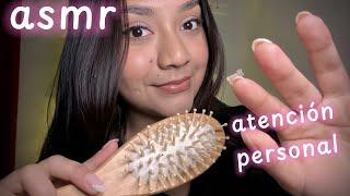 ASMR EN ESPAÑOL / DUERME EN 1 MINUTO CON ESTÁ ATENCIÓN PERSONAL (skin care and brush your hair)