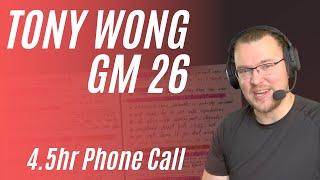 4.5hr Call with Tony Wong GM26 - Cone of Accuracy, Breaking through Plateaus & More