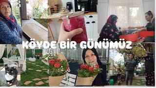 ANNEM BUNUDA YAPTI  KÖYDE BİR GÜNÜMÜZ NASIL GEÇTİ | TEMİZLİK | TARİF