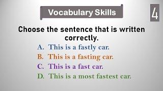 English Vocabulary Practice Test | Test 4 | Test Your English Vocabulary Skills