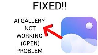 Fix Ai Gallery Not Working Problem || GBM TECH