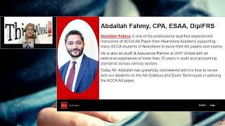 Crash Course Webinar - ACCA AA