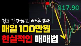 매일 100만원씩 챙겨가는 쉽고 빠른 간단 매매법ㅣ추세추종 방법론B