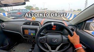 New Alto K10 Ultimate POV Test Drive Experience || Alto k10 POV Drive