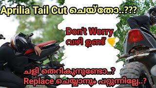 Aprilia Tail Cutting.. And Replacing other fantastic Tail Malayalam Video.... #aprilia #RSV4 #SR150