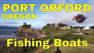 Port Orford Oregon Pier - Fishing Boats