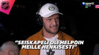 "Seiskapeli oli helpoin meille henkisesti" | Aleksander Barkov piipahti kiekkostudion vieraana