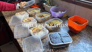 Meal Prep  | وجدت وجبات الأسبوع كامل وتهنيت  وجبات كلها صحية في أقل مدة وأقل ثمن ️