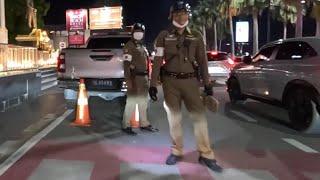 Pattaya Polizei Kontrolle Alkohol Drogen Führerschein Police control alcohol drugs driver's license