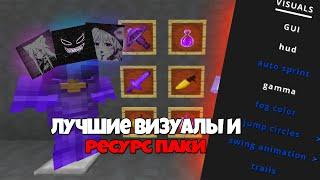 ЛУЧШИЕ ВИЗУАЛЫ, РЕСУРС ПАКИ и МОДЫ для ПВП 1.16.5 - Анархии Фантайм, HolyWorld | FunTime, Майнкрафт