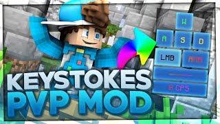 Minecraft KEYSTROKES Mod PVP [1.7.10 - 1.8.9] + DOWNLOAD & TUTORIAL | BaumBlau