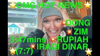 OMG MUST WATCH if hold IRAQI DINAR DONG ZIM RUPIAH RATES & DATES ASAP‍️#dinar #dong #zim #rupiah