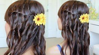 Waterfall Braid Hairstyle On Yourself | Hair Tutorial