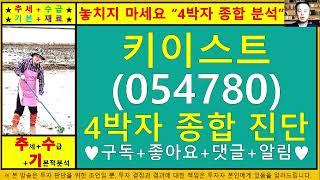 키이스트(054780)4차원종목진단및향후주가전망 추수기(추수)전문가