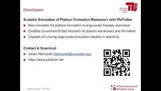 Scalable Simulation of Platoon Formation Maneuvers with PlaFoSim
