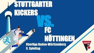 Oberliga BW, 9. Spieltag, Stuttgarter Kickers vs. FC Nöttingen-Spielbericht