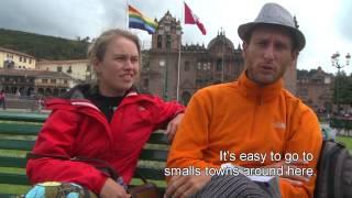 Tourist enjoy attractions of Cusco (Video 2)