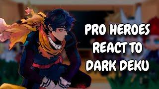 Pro Heroes React To Vigilante Deku + Happy Edits || MHA || Gacha React