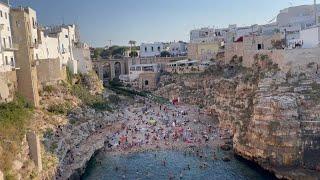 Polignano a Mare - A hidden beach in Puglia, Italy