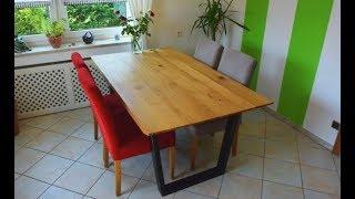 Wood and Steel: Building a Dining Table out of Oak and Steel Tubing