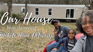 Our House is Here |Manufactured Home Delivery| The Charleston by Hamilton(single-wide) #mobilehomes