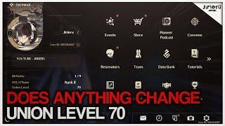 UNION LEVEL 70 NOTHING CHANGES | Wuthering Waves Guide