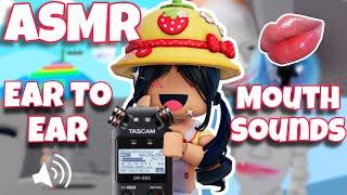 Roblox ASMR ~ VERY INTENSE Ear to Ear MOUTH SOUNDS W/ TASCAM  (Super Tingly!!)