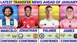 THE LATEST CONFIRMED TRANSFER NEWS AND RUMOURS TRANSFERS 2024| JONATHAN, MARCELO, PALMER, JAMES